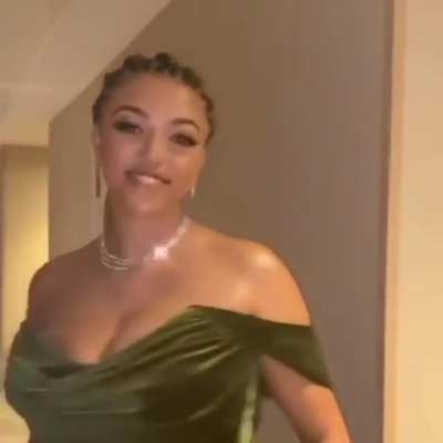 Green dress