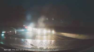 Trucks lights were so bright I couldn&rsquo;t even see the guys standing next to it