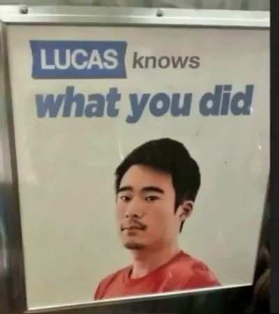 Dilo por tu cuenta o lucas lo hara...