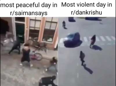 Most peaceful days