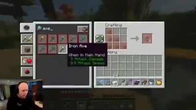 Gonna make some iron axes...