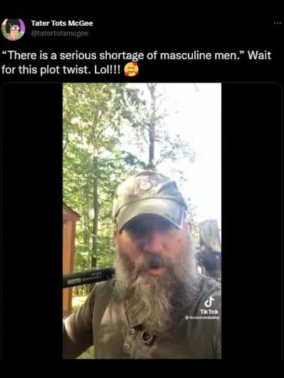 The manliest man.