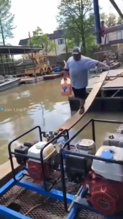 Walking the plank