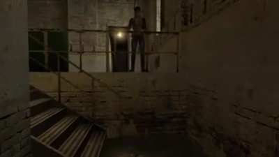 [half life 2] jumping over railing &amp;gt; talking the stairs