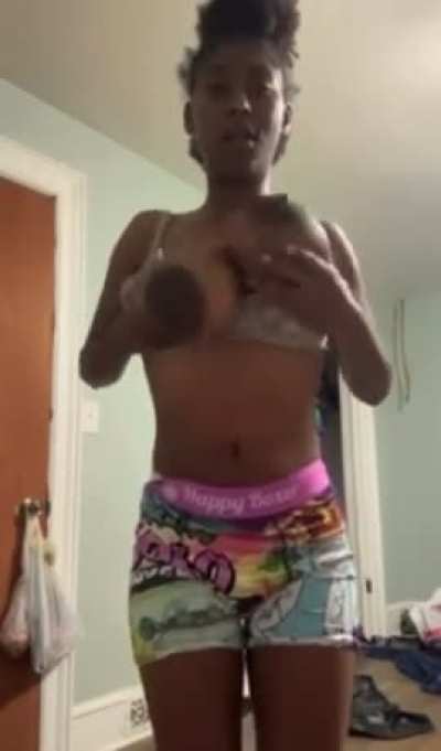 Slim huge titties