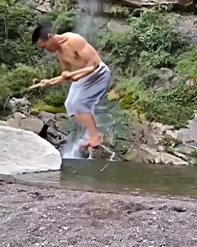 This impossible jump..