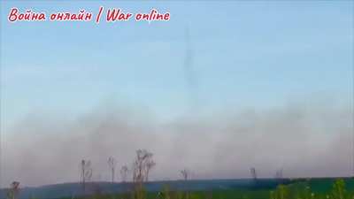 Russian tank is destroyed by a Javelin