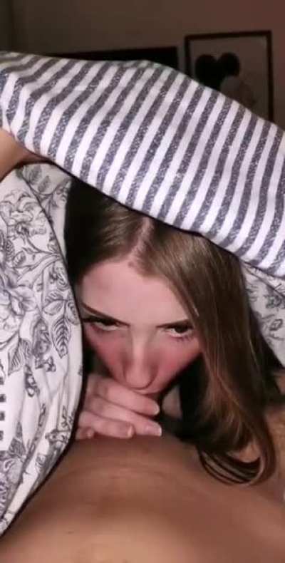 playing fort with the neighbour's daughter