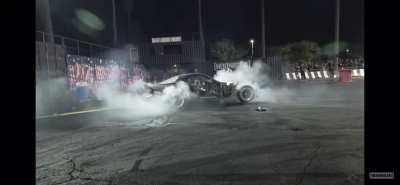 Rob Dahm&rsquo;s rotary RX7 doing an AWD burnout