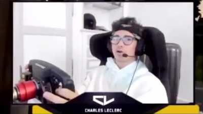 Charles Leclerc &amp;amp; George Russell during the Sakhir Grand Prix: