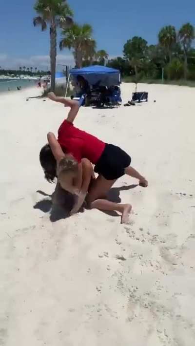 &ldquo;How&rsquo;s that taste?&rdquo; Sunwest beach in Hudson Florida