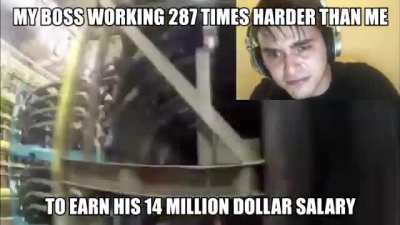 wow he really workes hard 😬🤟