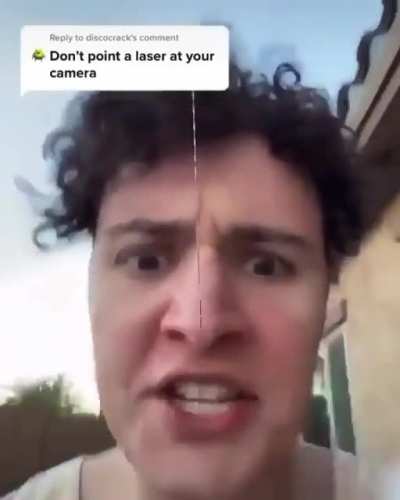 Why you don&rsquo;t point a laser at your camera