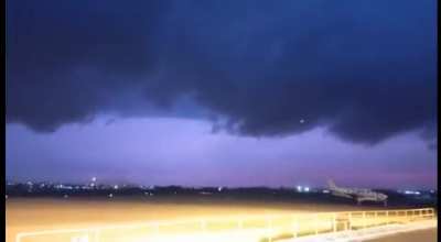 Brazilian ATR-72 encounters windshear shortly after takeoff.