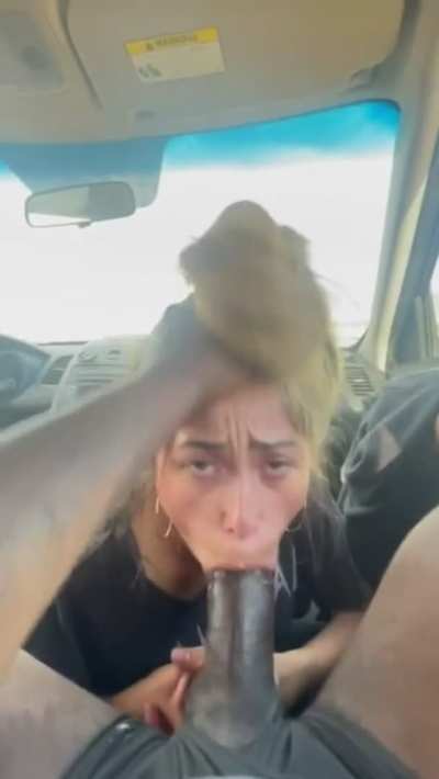 The only cock she lets hit the back of her throat