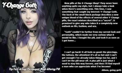 Alison, going goth