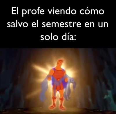 Epico profesor.