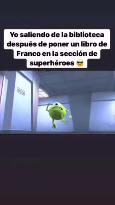 Venga a la proxima biblioteca a poner a Hitler