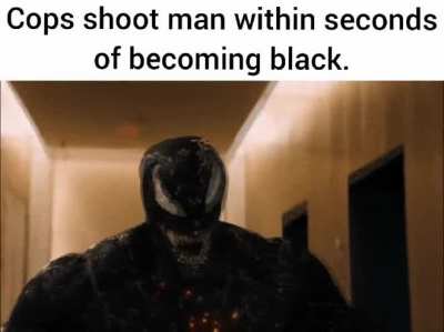 In Venom (2018), cops are pretty racist.