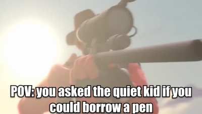 Not a crazed gunman