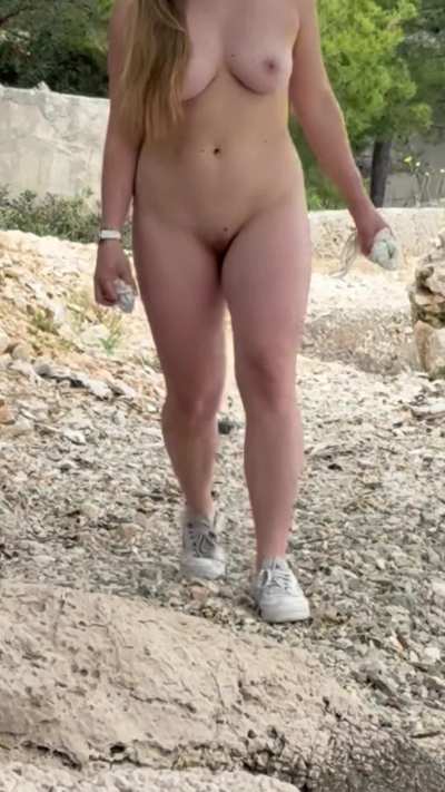 I love to walk around naked and free