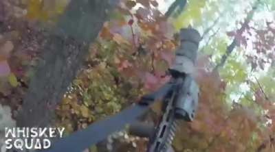 An ambush on a group of three Russian soldiers on the Lyman direction from the first-person perspective of the Ukrainian SOF unit "WHISKEY SQUAD". Date not disclosed.
