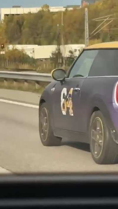 Friend of mine saw this car driving on the motorway near Oslo, Norway