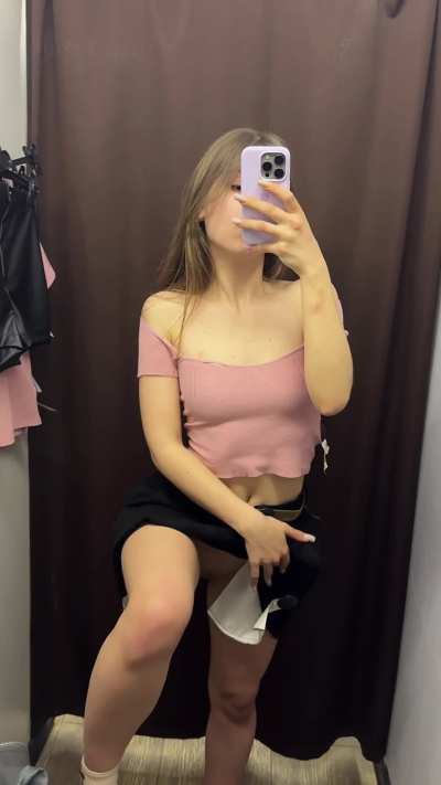it’s more enjoyable to have fun with barely legal girls like me in the changing room