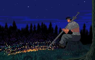Bonfire of Dreams, pixel art by me, hope you like it!