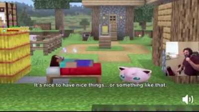 Steve in smash bros.