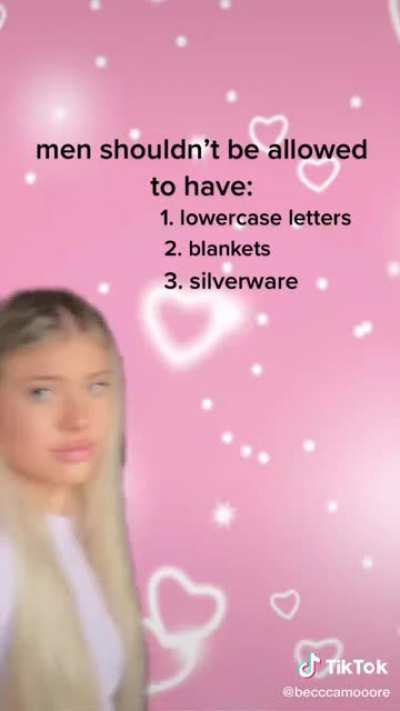 Men Shouldn't Have Silverware or Running Water