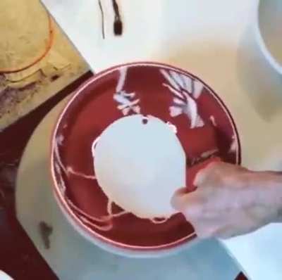 Traditional glazing technique