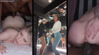 Gym girls on TikTok love showing off for BBC!
