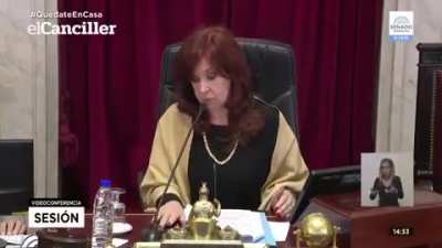 Cuarto intermedio porque una senadora olvid&oacute; su clave