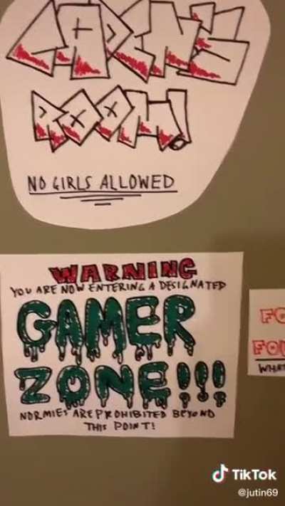 College Incel door decorations