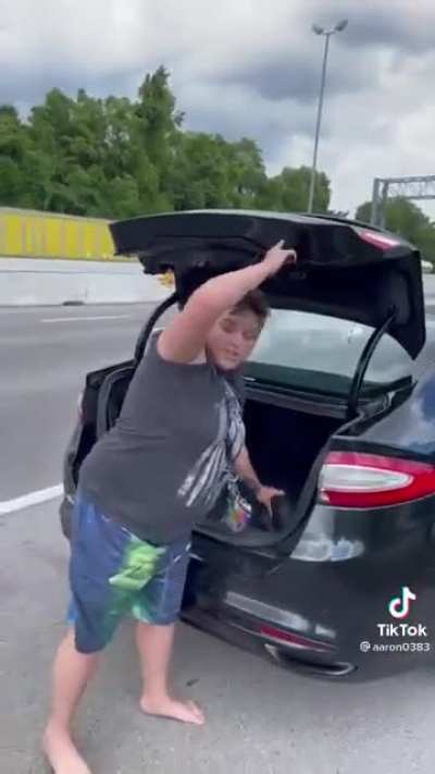 Lyft driver going bananas.