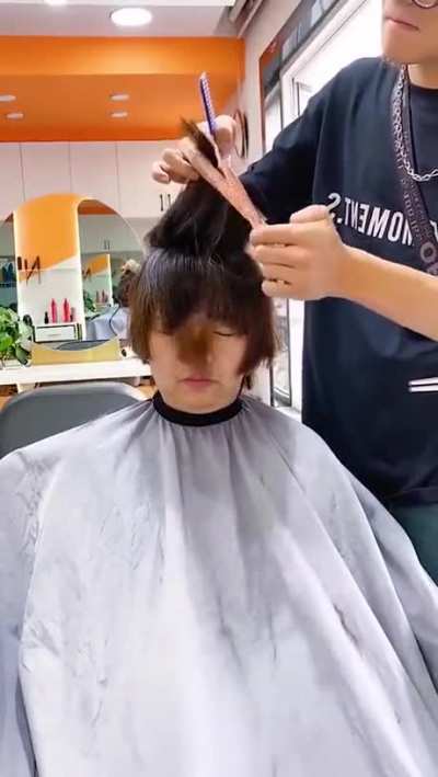 The face of regret.