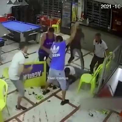 Robbing a pool club in Brazil