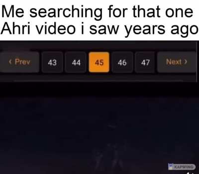 I will find it one day