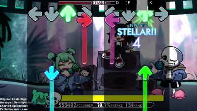 This is probably one of the funniest miss animation/sound I've seen so far in an FNF mod. (Only happens if you miss the left arrow)