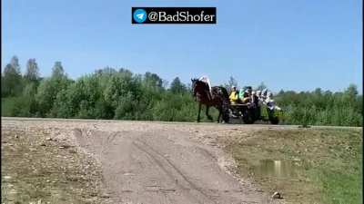 Bashkiria, a woman's leg was torn off