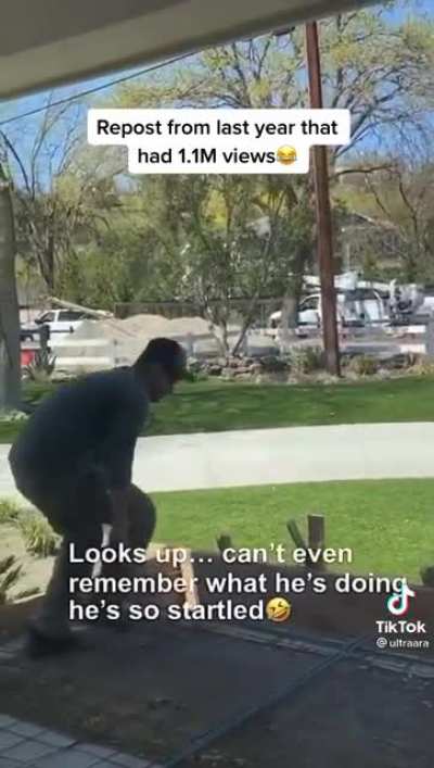 "Did you see his butt though"