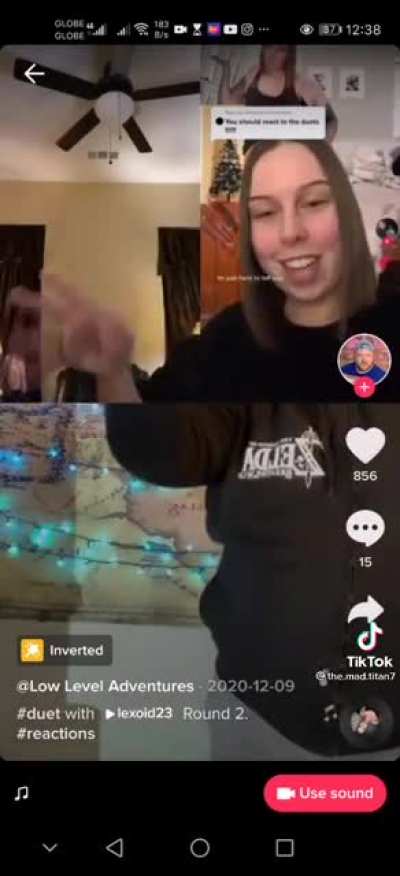 Aynı kadına bu videoya react yapıp d&uuml;et &ccedil;ek demişler kadın yapmicam diyo şimdi de bu videosuna yapmışlar sonu s&uuml;prizli