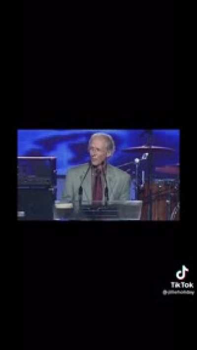 Apparently this Pastor's time slot got switched with a comedian's and the audience thought that Pastor was a comedian & he's giving his sermon & the audience is just laughing at him XD T.T