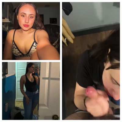 Bella sucking dick