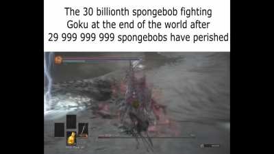 Spongebob v Goku meme pretty funny