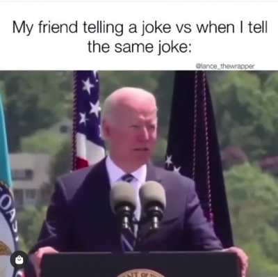 C&rsquo;mon man, you&rsquo;re supposed to laugh!