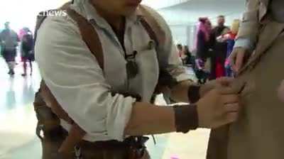 The cosplay medic, not all heroes wear capes.