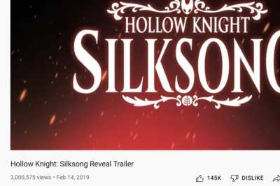 its been how long since the announcement of silksong?
