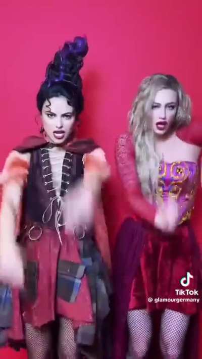 Madelaine Petsch, Lili Reinhart, &amp;amp; Camila Mendes As The Hocus Pocus Sisters